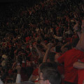 jubilant liverpool fans